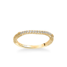 Load image into Gallery viewer, Artcarved &quot;Angelina&quot; Diamond Wedding Band Featuring Engraving Details
