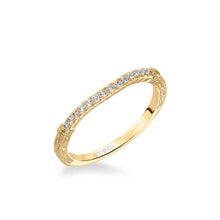 Load image into Gallery viewer, Artcarved &quot;Angelina&quot; Diamond Wedding Band Featuring Engraving Details

