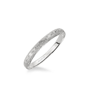Artcarved "Bernadette" Engraved Wedding Ring