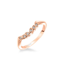 Load image into Gallery viewer, Artcarved &quot;Corinne&quot; Diamond Wedding Band Featuring Petal Design
