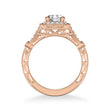 Load image into Gallery viewer, Artcarved &quot;Crystal&quot; Vintage Style Diamond Halo Engagement Ring
