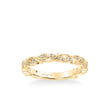 Load image into Gallery viewer, Artcarved &quot;Florence&quot; Thin Antique Style Diamond Band Featuring Leaf and Scroll Details
