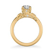 Load image into Gallery viewer, Artcarved &quot;Lilac&quot; Diamond Engagement Ring Featuring Leaf Carved Detailing
