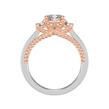 Load image into Gallery viewer, Artcarved &quot;Marlow&quot; Contemporary Three Stone Diamond Engagement Ring
