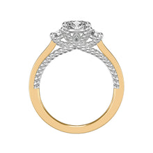 Load image into Gallery viewer, Artcarved &quot;Marlow&quot; Contemporary Three Stone Diamond Engagement Ring
