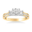 Load image into Gallery viewer, Artcarved &quot;Marlow&quot; Contemporary Three Stone Diamond Engagement Ring
