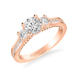 Load image into Gallery viewer, Artcarved &quot;Marlow&quot; Contemporary Three Stone Diamond Engagement Ring

