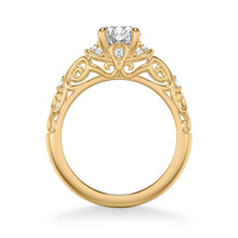 Load image into Gallery viewer, Artcarved &quot;Peyton&quot; Diamond Engagement Ring Featuring Scrollwork Design
