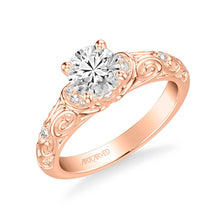 Load image into Gallery viewer, Artcarved &quot;Peyton&quot; Diamond Engagement Ring Featuring Scrollwork Design
