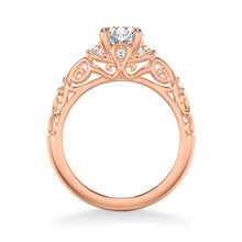 Load image into Gallery viewer, Artcarved &quot;Peyton&quot; Diamond Engagement Ring Featuring Scrollwork Design
