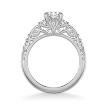 Load image into Gallery viewer, Artcarved &quot;Peyton&quot; Diamond Engagement Ring Featuring Scrollwork Design
