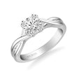Load image into Gallery viewer, Artcarved &quot;Solitude&quot; Twist Diamond Engagement Ring
