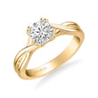 Load image into Gallery viewer, Artcarved &quot;Solitude&quot; Twist Diamond Engagement Ring

