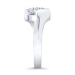 Load image into Gallery viewer, Barkev&#39;s Bypass Channel Set Solitaire Princess Cut Diamond Engagement Ring
