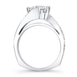 Load image into Gallery viewer, Barkev&#39;s Swirl Compass Set Princess Diamond Engagement Ring
