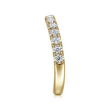 Load image into Gallery viewer, Gabriel &amp; Co. &quot;Zaira&quot; Curved Diamond Wedding Band
