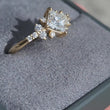 Load and play video in Gallery viewer, Ben Garelick Compass Set Princess Cut Starlight Engagement Ring in Ring Box
