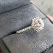 Load image into Gallery viewer, Artcarved &quot;Lorelei&quot; Hexagon Halo Diamond Engagement Ring
