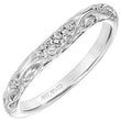 Load image into Gallery viewer, Artcarved &quot;Peyton&quot; Curved Filigree Diamond Wedding Band
