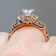 Load image into Gallery viewer, Artcarved &quot;Peyton&quot; Diamond Engagement Ring Featuring Scrollwork Design
