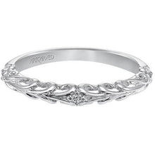 Load image into Gallery viewer, Artcarved &quot;Tisha&quot; Open Filigree Diamond Wedding Ring

