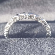 Load image into Gallery viewer, Artcarved &quot;Tisha&quot; Open Filigree Diamond Wedding Ring
