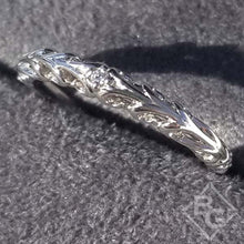 Load image into Gallery viewer, Artcarved &quot;Tisha&quot; Open Filigree Diamond Wedding Ring

