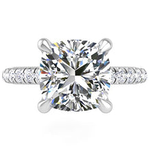 Load image into Gallery viewer, Ben Garelick 4 Carat Cushion Cut Orion Diamond Engagement Ring
