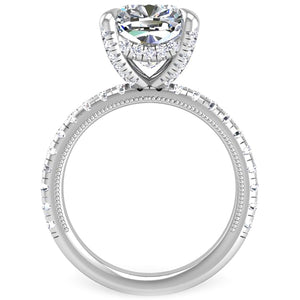Ben Garelick 4 Carat Cushion Cut Orion Diamond Engagement Ring