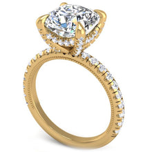 Load image into Gallery viewer, Ben Garelick 4 Carat Cushion Cut Orion Diamond Engagement Ring
