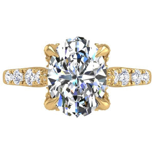 Ben Garelick Astra Galactic Head Diamond Engagement Ring