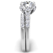 Load image into Gallery viewer, Ben Garelick Astra Galactic Head Round Diamond Engagement Ring
