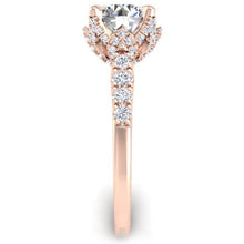 Load image into Gallery viewer, Ben Garelick Astra Galactic Head Round Diamond Engagement Ring
