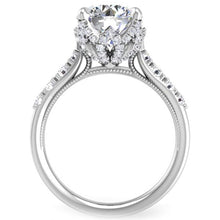 Load image into Gallery viewer, Ben Garelick Astra Galactic Head Round Diamond Engagement Ring
