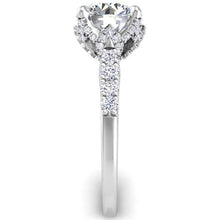 Load image into Gallery viewer, Ben Garelick Astra Galactic Head Round Diamond Engagement Ring
