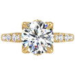 Load image into Gallery viewer, Ben Garelick Astra Galactic Head Round Diamond Engagement Ring
