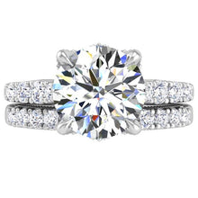 Load image into Gallery viewer, Ben Garelick Astra Galactic Head Round Diamond Engagement Ring
