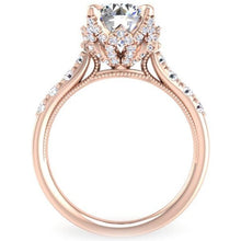 Load image into Gallery viewer, Ben Garelick Astra Galactic Head Round Diamond Engagement Ring
