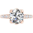 Load image into Gallery viewer, Ben Garelick Astra Galactic Head Round Diamond Engagement Ring
