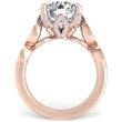 Load image into Gallery viewer, Ben Garelick Bella Round Lab-Grown Diamond Engagement Ring with Bezel Set Marquise Side Diamonds

