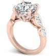 Load image into Gallery viewer, Ben Garelick Bella Round Lab-Grown Diamond Engagement Ring with Bezel Set Marquise Side Diamonds
