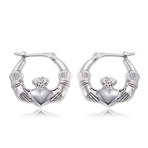 Ben Garelick Claddagh Hoop Earrings