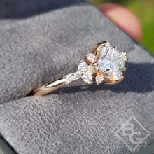 Load image into Gallery viewer, Ben Garelick Compass Set Princess Cut Starlight Engagement Ring
