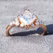 Load image into Gallery viewer, Ben Garelick Compass Set Princess Cut Starlight Engagement Ring
