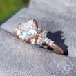 Load image into Gallery viewer, Ben Garelick Compass Set Princess Cut Starlight Engagement Ring
