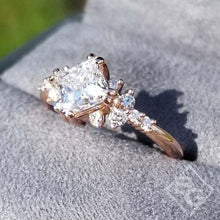 Load image into Gallery viewer, Ben Garelick Compass Set Princess Cut Starlight Engagement Ring
