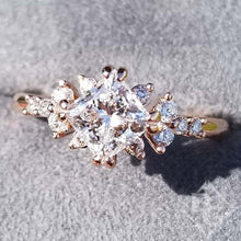 Load image into Gallery viewer, Ben Garelick Compass Set Princess Cut Starlight Engagement Ring
