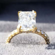 Load image into Gallery viewer, Ben Garelick Elongated Radiant Hidden Halo Diamond Engagement Ring
