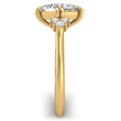 Load image into Gallery viewer, Ben Garelick Princess Cut Compass Set Moonglow Diamond Engagement Ring
