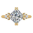 Load image into Gallery viewer, Ben Garelick Princess Cut Compass Set Moonglow Diamond Engagement Ring

